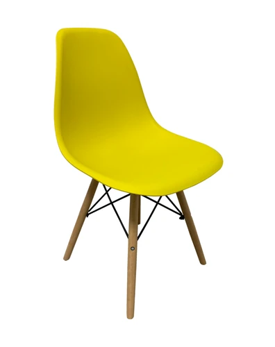 Cadeira Flórida Sem Braço Amarelo