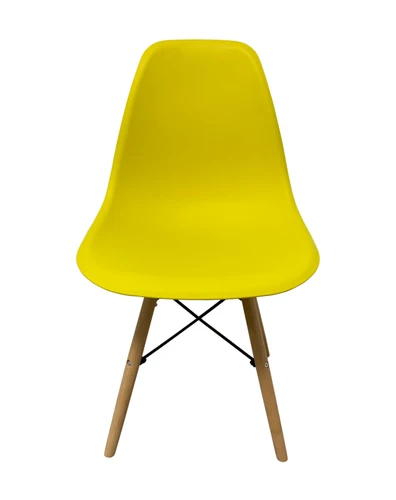 Cadeira Flórida Sem Braço Amarelo
