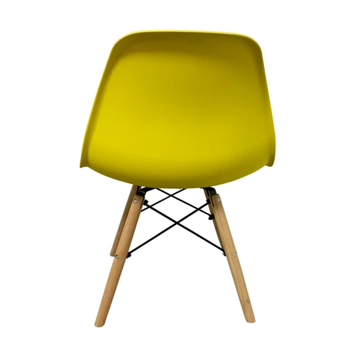 Cadeira Flórida Sem Braço Amarelo