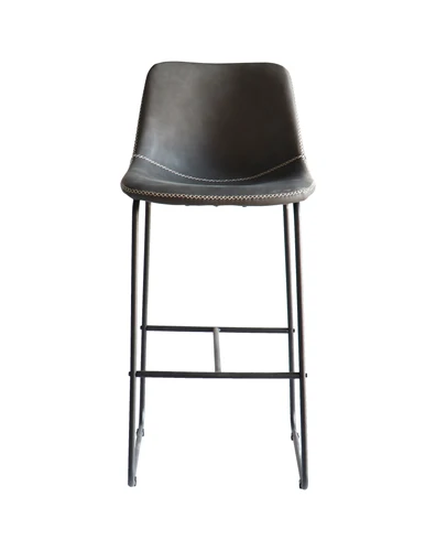 Banqueta Oxford Cinza Vintage