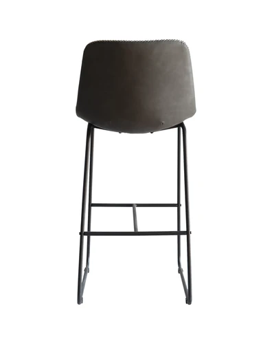 Banqueta Oxford Cinza Vintage