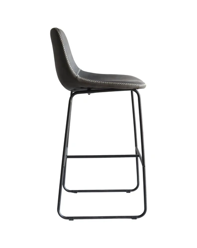 Banqueta Oxford Cinza Vintage