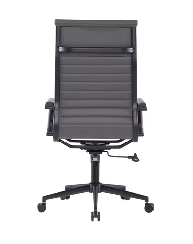 Cadeira Manhattan Black Presidente Cinza