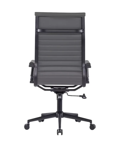 Cadeira Manhattan Black Presidente Cinza