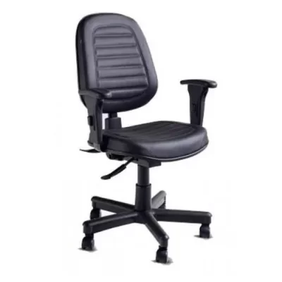 Cadeira Executiva Alta Backsystem Gomada Preto