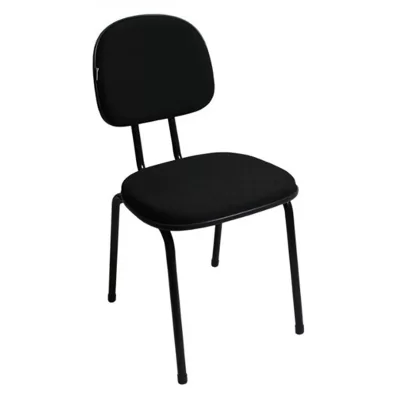 Cadeira Secretaria Fixa Preto