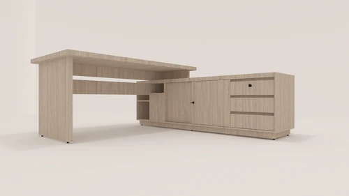 Mesa Ln40 Modelo Pedestal Com Balcão