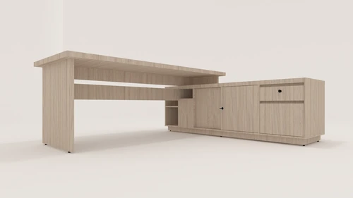 Mesa Ln40 Modelo Pedestal Com Balcão