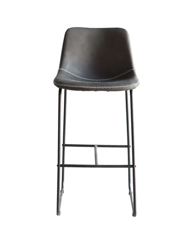 Banqueta Oxford Preto Vintage