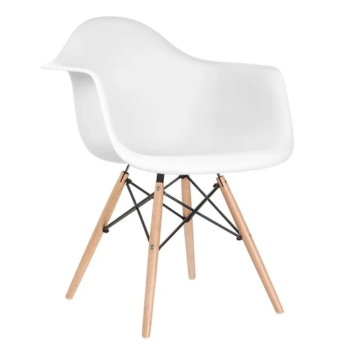 Cadeira Flórida Com Braço Branco